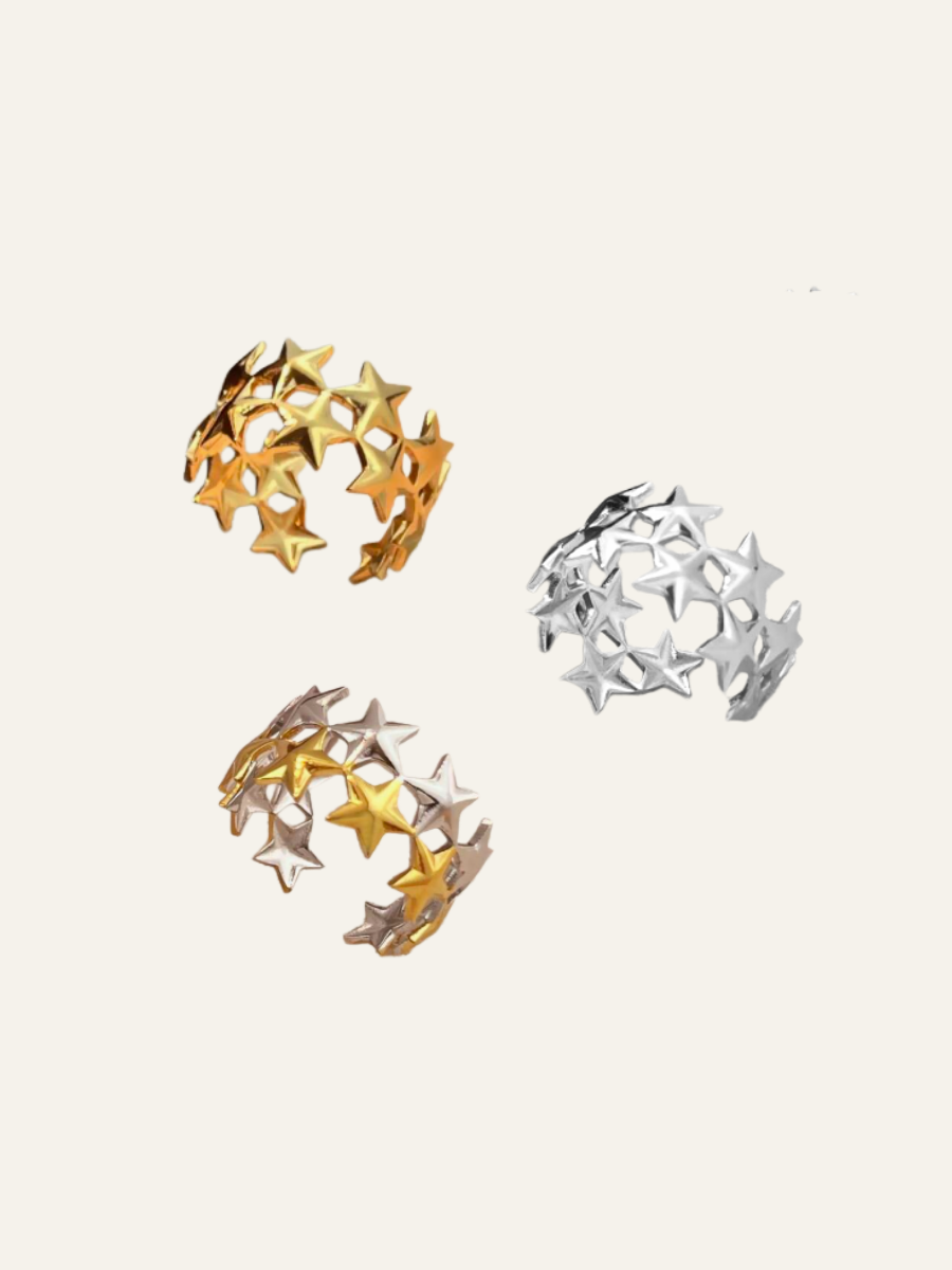 Anel Star Crown